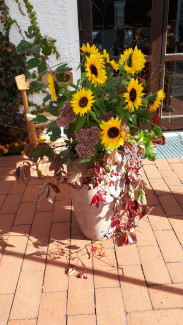 Erntedank 2021 Feldkirchen: Blumenschmuck